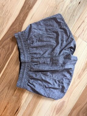 lululemon athletica Track That Gray Athletic Shorts